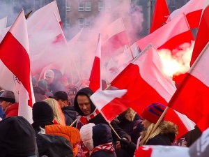 Silny Naród - Wielka Polska. Dziennikarzowi Polsat News nie spodobało się hasło Marszu Niepodległości