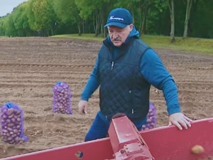 „Ziemniak dance”. Łukaszenka wziął udział w teledysku nastoletniej białoruskiej gwiazdy