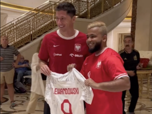 „Od teraz w połowie jestem Polakiem!” Słynny kibic zabrał głos po spotkaniu z Robertem Lewandowskim 