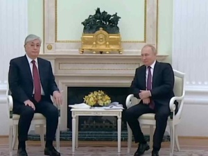 Podejrzane zachowanie Putina. Uwagę zwraca jego stopa [WIDEO]