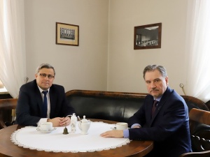Piotr Duda spotkał się z Jarosławem Wieczorkiem. Rozmowa dotyczyła nie tylko Śląska