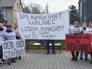 „S” wywalczyła 20-procentowe podwyżki w DPS Dom Kombatanta w Lublińcu!