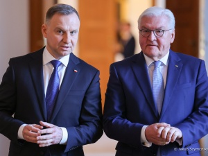 Andrzej Duda z wizytą w Berlinie. „Dziękuję za decyzję o wysłaniu do Polski rakiet Patriot”