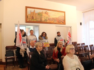 Pracownicy DPS-ów na Sesji Rady Miasta Lublin