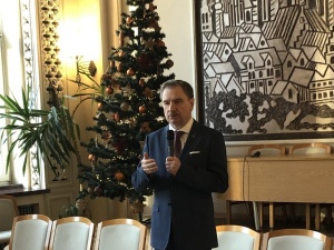 Spotkanie opłatkowe S w Gdańsku. Piotr Duda: Wspomnijmy w modlitwie przy wigilijnym stole o tym, co dzieje się na Ukrainie
