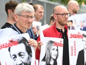 Na Białorusi ogłoszono wyroki dla liderów związkowych