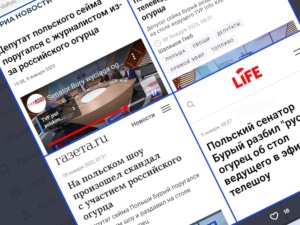 „Rozbił rosyjskiego ogórka”. Senator Polski 2050 Jan Bury bohaterem rosyjskich mediów