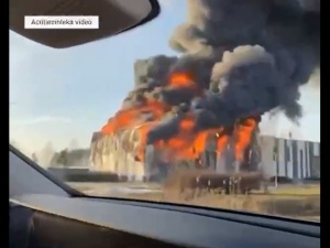 [WIDEO] Łotwa: Pod Rygą płonie fabryka dostarczająca drony m.in. na Ukrainę