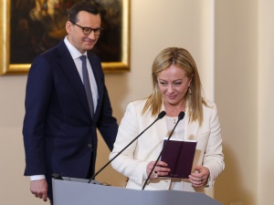 Morawiecki: Wyskoczyliśmy z premier Meloni na herbatę. Meloni: Mamy podobne wizje UE