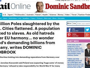 Brytyjskie media: "Nic dziwnego, że Polska domaga się miliardów od Niemiec"