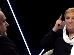 [video] Tomasz Sakiewicz: Pani się czuje reprezentantką Niemiec. Róża Thun: Jest pan wrednym kłamcą!