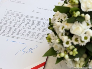 Andrzej Duda złożył życzenia Halinie Łabonarskiej