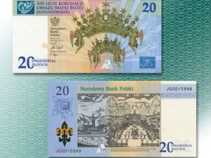NBP wprowadza niezwykły banknot. Upamiętni Obraz Matki Bożej Jasnogórskiej