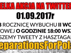 #GermanDeathCamps #ReparationsForPoland Dziś wielka akcja na Twitterze i Facebooku