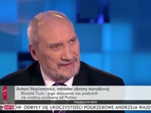 Szef MON: To nagranie pokazuje, że raport Millera został przepisany z raportu Anodiny