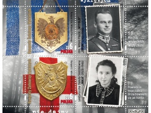 Witold Pilecki i Danuta Siedzikówna bohaterami nowej serii znaczków "Ryngrafy Żołnierzy Wyklętych"