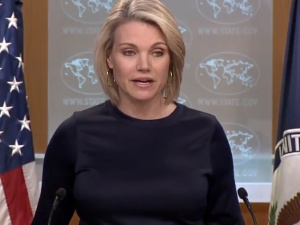 [video] Rzeczniczka Departamentu Stanu ponownie "sankcjach": Doniesienia o całkowicie fałszywe
