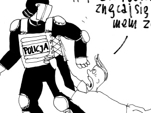 [Kliknij aby zobaczyć całość] Nowy rysunek Krysztopy: Katuj, tratuj, znęcaj się...