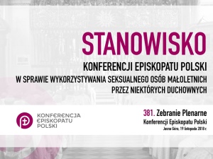 Stanowisko KEP w sprawie wykorzystywania seksualnego osób małoletnich przez niektórych duchownych