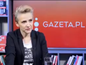[Wideo] Wojującej ateistce J. Scheuring-Wielgus nie odpowiadała treść kazania...
