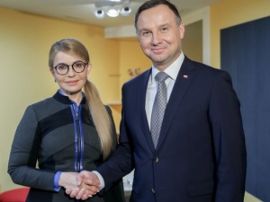 Davos: Andrzej Duda spotkał się z Petro Poroszenko i Julią Tymoszenko