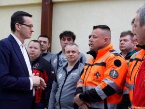 Nasi bohaterowie! Premier podziękował ratownikom z kopalni Rudna