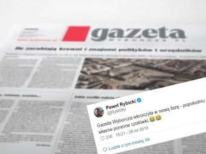 "Gazeta Wyborcza ostro o Gazecie Wyborczej". Internauci kpią z fatalnej wpadki GW