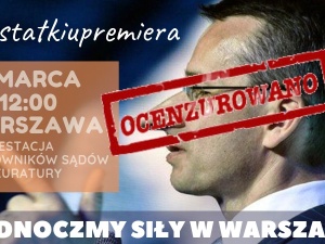 5. marca - pracownicy sądów i prokuratury na „Ostatkach u Premiera”