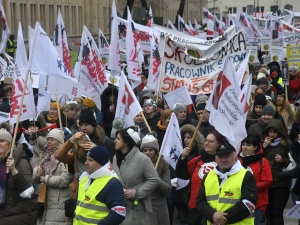 [Fotorelacja] Część 2 Manifestacja Pracowników sądów i prokuratury.