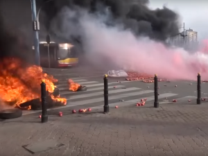 Policja podlicza straty po proteście AGROUnii i publikuje wizerunki poszukiwanych