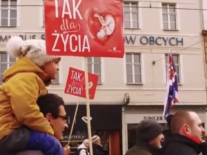 [video] Narodowy Marsz Życia 24 marca na Placu Zamkowym w Warszawie