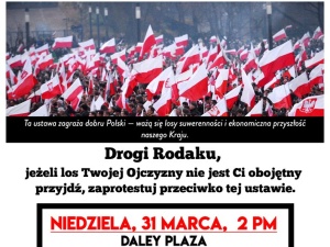Wielki protest Polonii w USA przeciwko ustawie 447. Chicago, NY, LA, Filadelfia, Boston, Hartford