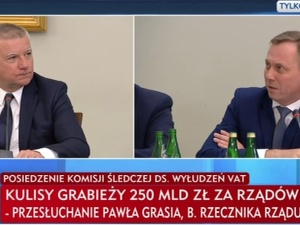 Graś przed komisją ds. wyłudzeń VAT przyznaje, że wiedza o tym była powszechna