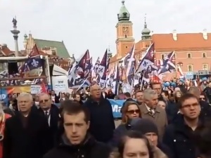 [video] Ruszył Narodowy Marsz Życia! Hymn narodowy