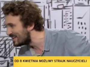 [video] "W zwiazku. ze strajkiem nauczycieli, zajęcia z masturbacji na plebanii" - "żart" gościa Mellera