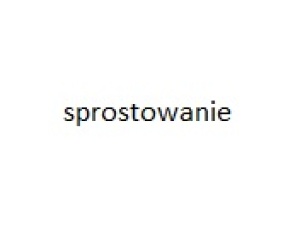 Sprostowanie