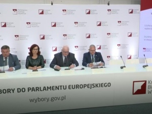 PKW podała frekwencję w dzisiejszych wyborach do  PE