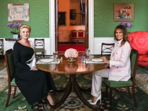 Spotkania Agaty Kornauser-Dudy z Melanią Trump oraz z przedstawicielami Polonii