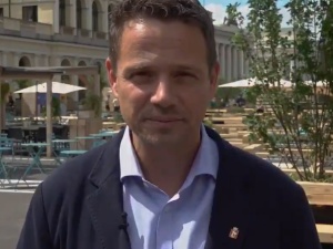 To nie koniec perypetii "Strefy Relaksu" Trzaskowskiego. Tym razem zepsuł się butelkomat