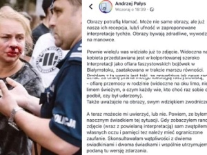 Naoczny świadek. Zwolennik Marszu Równości pisze, że kobieta z rozbitym nosem to kontrdemonstrantka