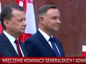Prezydent w Święto Wojska Polskiego wręczył w Katowicach nominacje generalskie