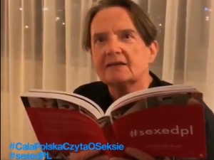 [video] Celebryci teraz będą nas "uczyć o seksie". Stuhr czyta przy dzieciach,Holland o puchnięciu penisa