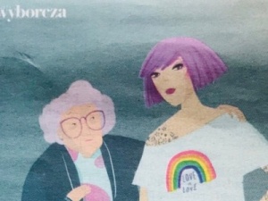 GW z wyborczą akcją LGBT: "Dość szczucia na moją wnuczkę". Wybranowski ripostuje