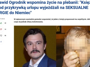 Dno! Pudelek ilustruje tekst o księżach "jeżdżących na orgie" zdjęciem kapłana, który sprzeciwił się LGBT