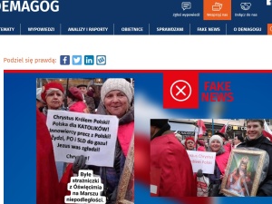 "Innowiercy won z Polski. Żydzi, PO i SLD do gazu". Odrażający fake news zdemaskowany