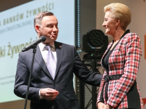 [video] Para Prezydencka o 23. Świątecznej Zbiórce Żywności: "Aby dobro mogło się szerzyć, trzeba..."