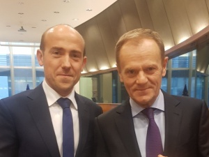 Spotkanie Budki z Tuskiem. "Byliśmy zgodni, że Platforma potrzebuje nowego zastrzyku energii"