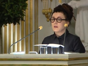 Ciekawe. Dziennikarka OKO.press głosuje przeciw zwolnieniu z podatku nagrody Olgi Tokarczuk