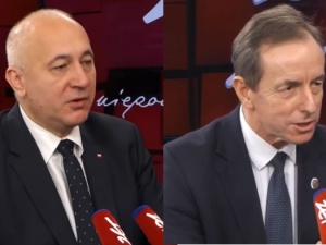 Brudziński do Grodzkiego: "Znacznie groźniejszy od leków przeciwbólowych jest niespodziewany awans"