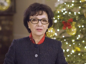 [Wideo] Marszałek Witek: Siadając do wigilijnego stołu wierzymy w miłość jaką obdarzył nas Chrystus
